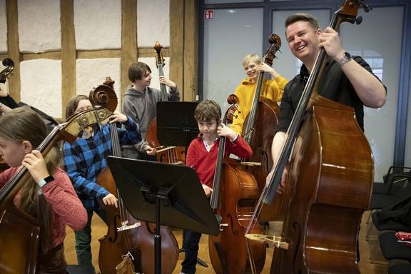 Workshops Junge Bassakademie Michaelstein 2026 04 19 AK Junge Bassakademie Michaelstein Foto ©Nils Kinder 960x640pix