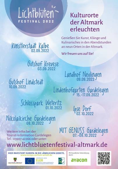 Lichtblütenfestival 2022 Anzeige A5