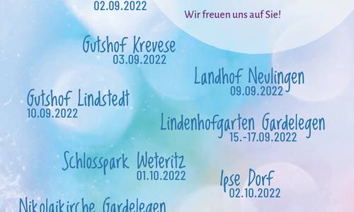 Lichtblütenfestival 2022 Anzeige A5